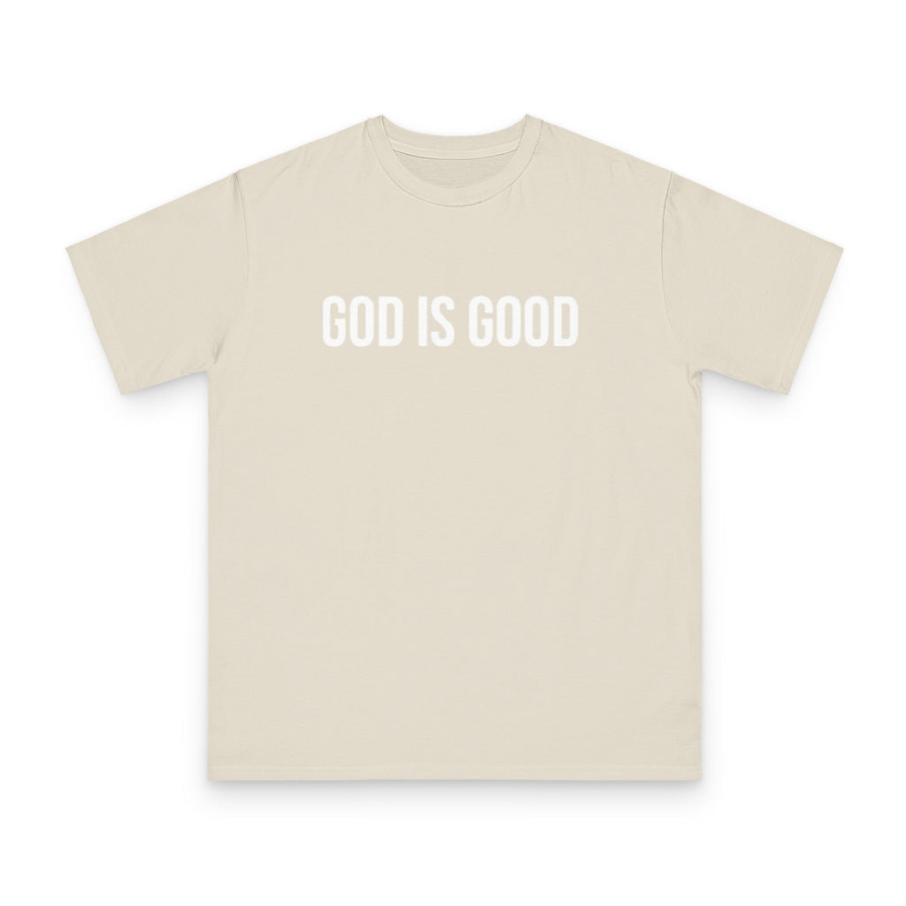 God Is Good Tee — Inspirational Christian T-Shirt (front: GOD IS GOOD, back: You Are Preparing Yourself To Fulfill A Prophecy)