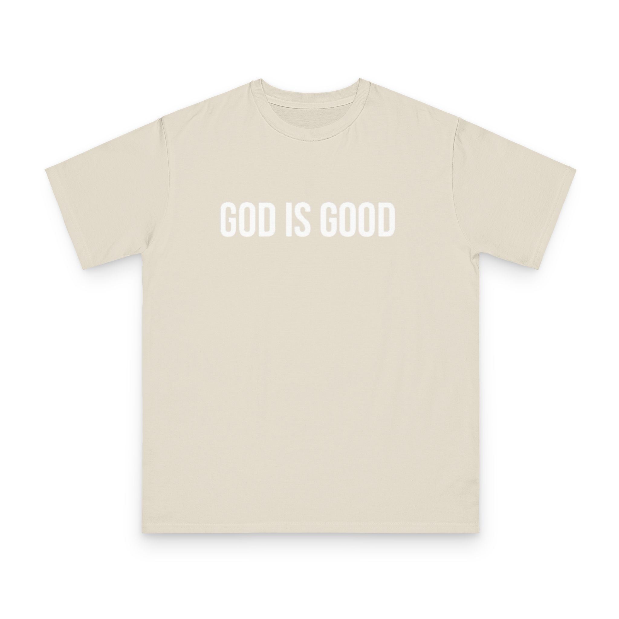 God Is Good Tee — Inspirational Christian T-Shirt (front: GOD IS GOOD, back: You Are Preparing Yourself To Fulfill A Prophecy)