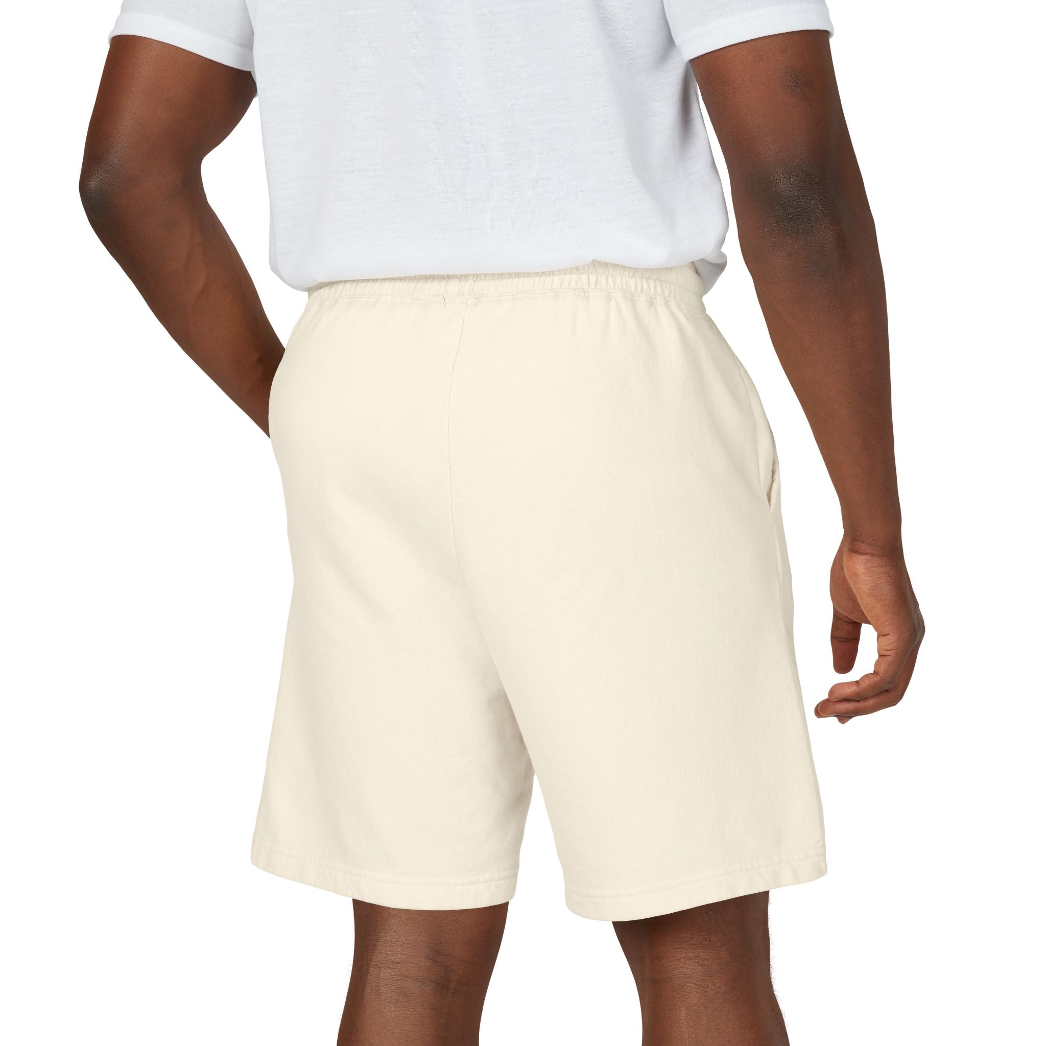 Fleece Sweat Shorts — “Fell Down Never Stayed” Motivational Lounge Shorts
