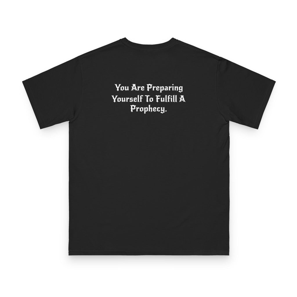 God Is Good Tee — Inspirational Christian T-Shirt (front: GOD IS GOOD, back: You Are Preparing Yourself To Fulfill A Prophecy)