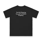 God Is Good Tee — Inspirational Christian T-Shirt (front: GOD IS GOOD, back: You Are Preparing Yourself To Fulfill A Prophecy)