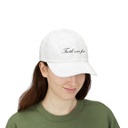 Faith Over Fear Dad Cap — Script Embroidered Baseball Hat