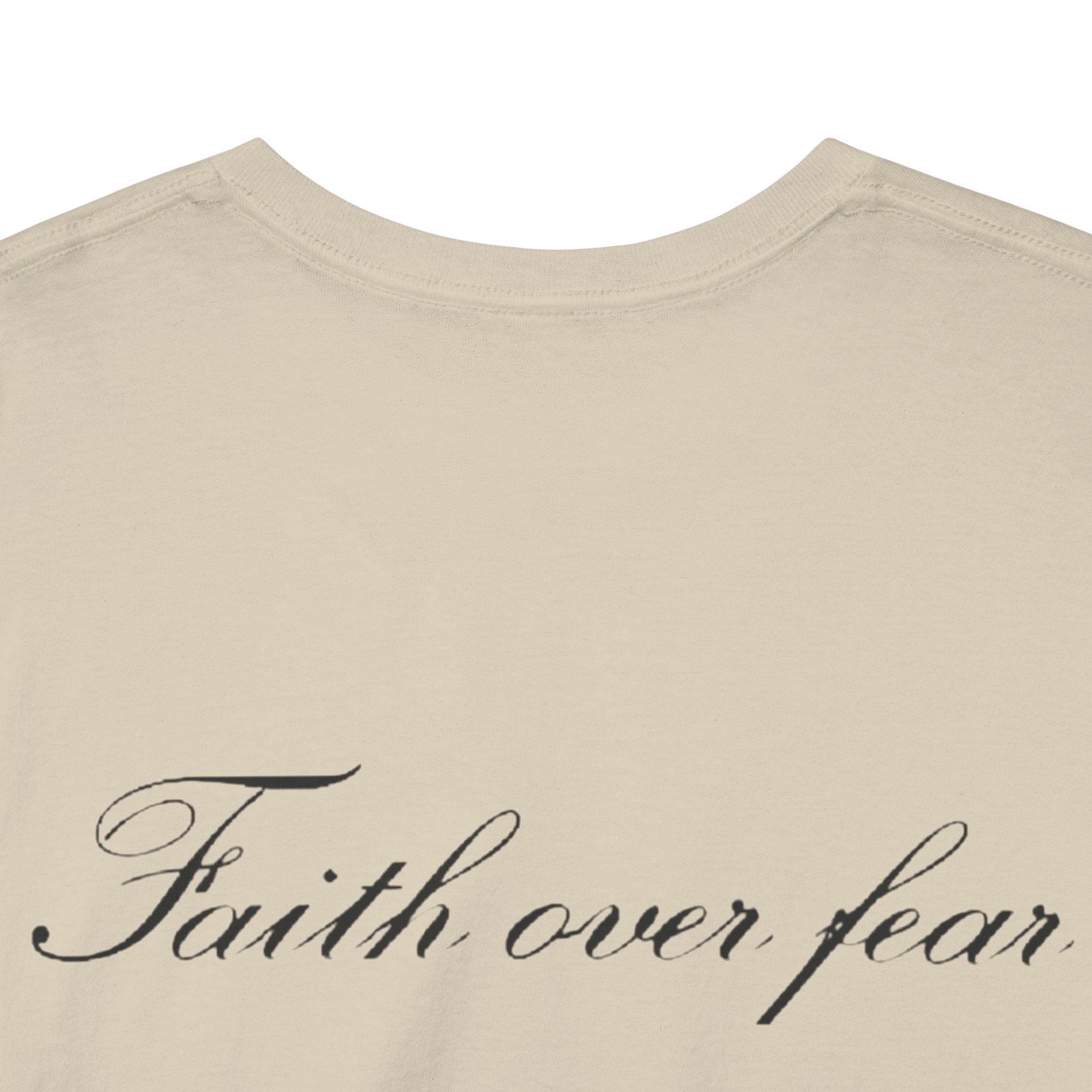 Born to Make History Tee — 'Faith Over Fear' Inspirational Graphic Shirt