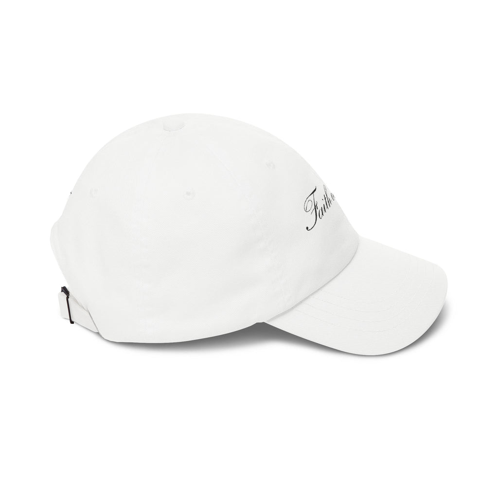 Faith Over Fear Dad Cap — Script Embroidered Baseball Hat