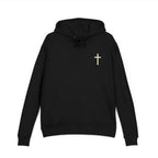 No Weapon Formed Against You Hoodie | Isaiah 54:17 Cross Christian Sweatshirt
