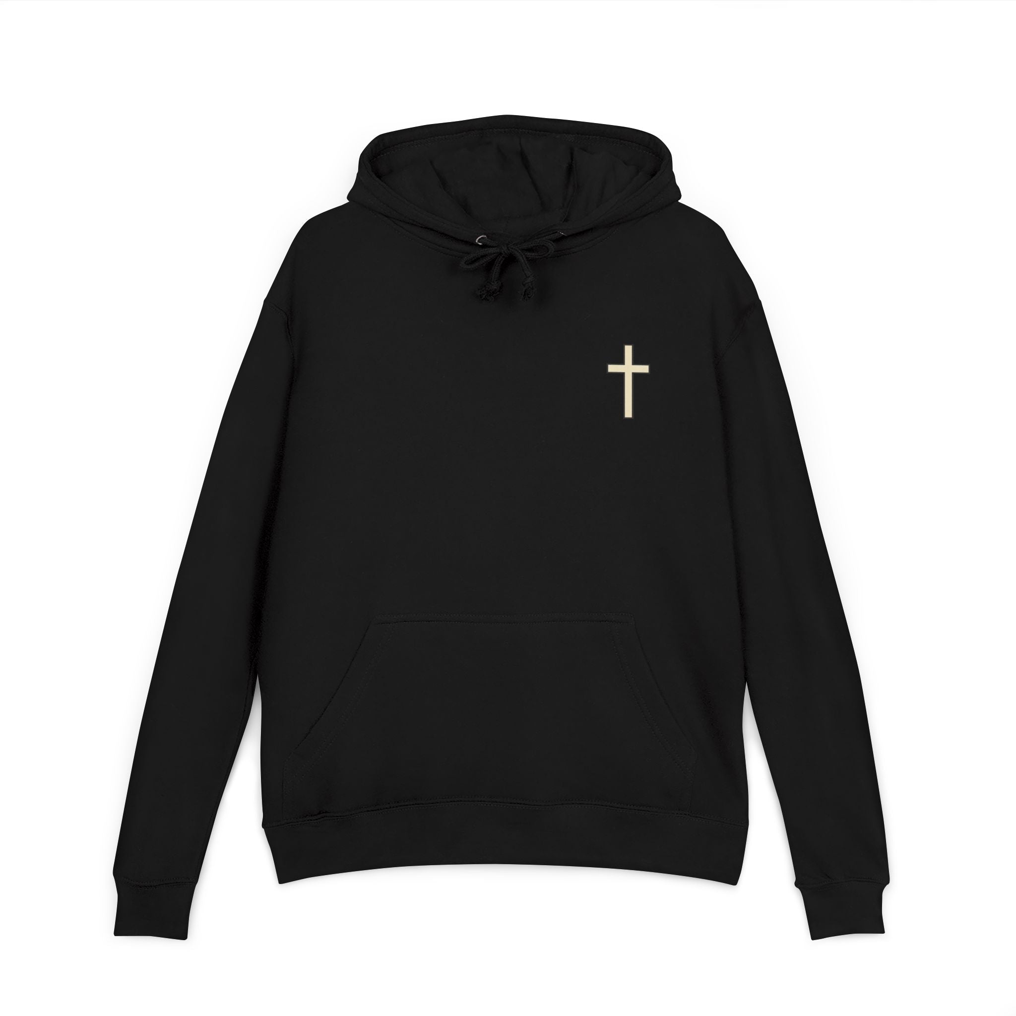 No Weapon Formed Against You Hoodie | Isaiah 54:17 Cross Christian Sweatshirt