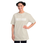 God Is Good Tee — Inspirational Christian T-Shirt (front: GOD IS GOOD, back: You Are Preparing Yourself To Fulfill A Prophecy)