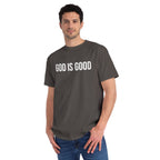 God Is Good Tee — Inspirational Christian T-Shirt (front: GOD IS GOOD, back: You Are Preparing Yourself To Fulfill A Prophecy)