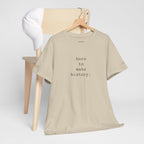 Born to Make History Tee — 'Faith Over Fear' Inspirational Graphic Shirt
