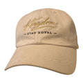 Dad Cap — "Kingdom Stay Royal" Embroidered Beige Baseball Hat
