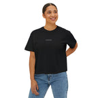 Women's Boxy Tee — “I Am the Glitch That Adds Beauty to the Matrix” Graphic Tee