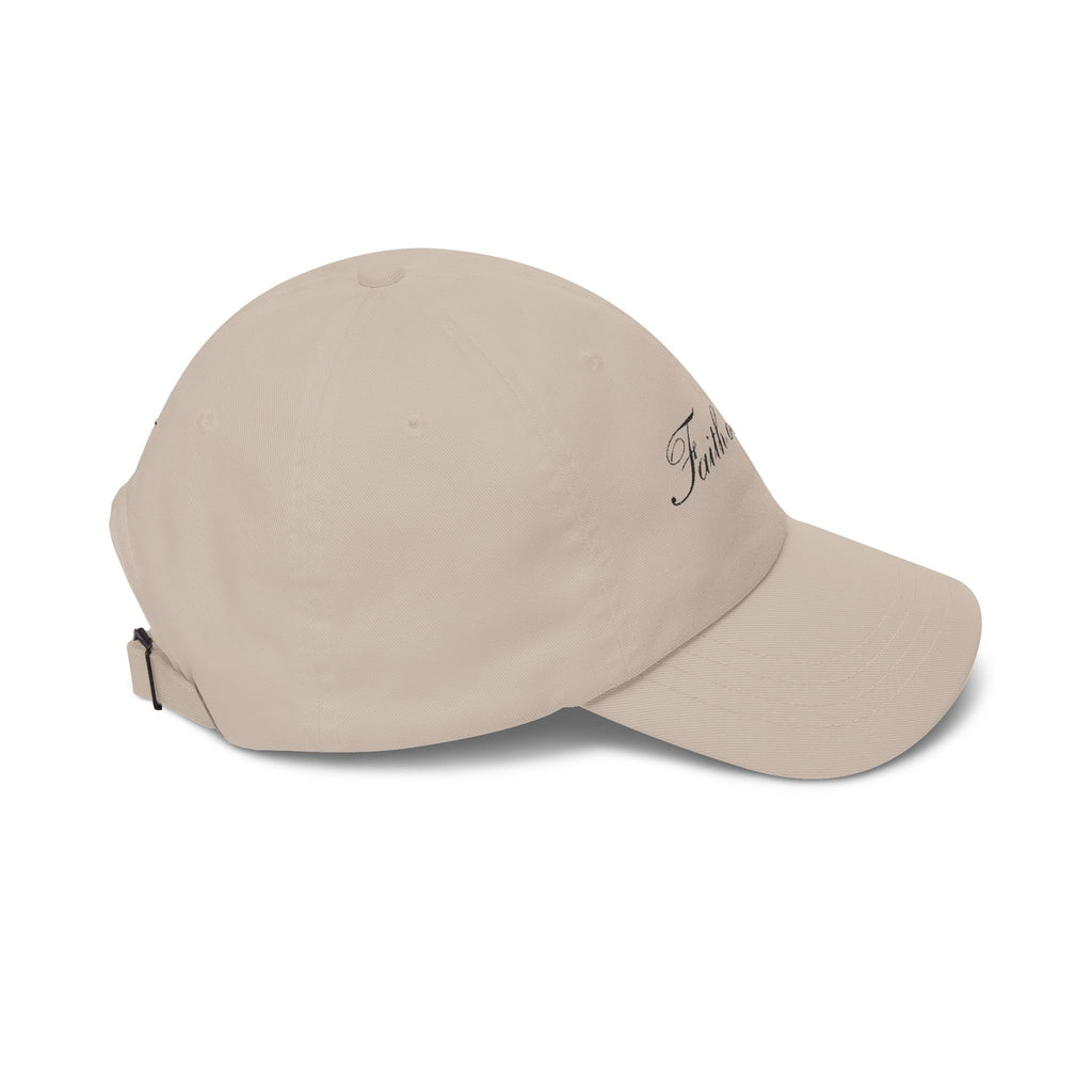 Faith Over Fear Dad Cap — Script Embroidered Baseball Hat