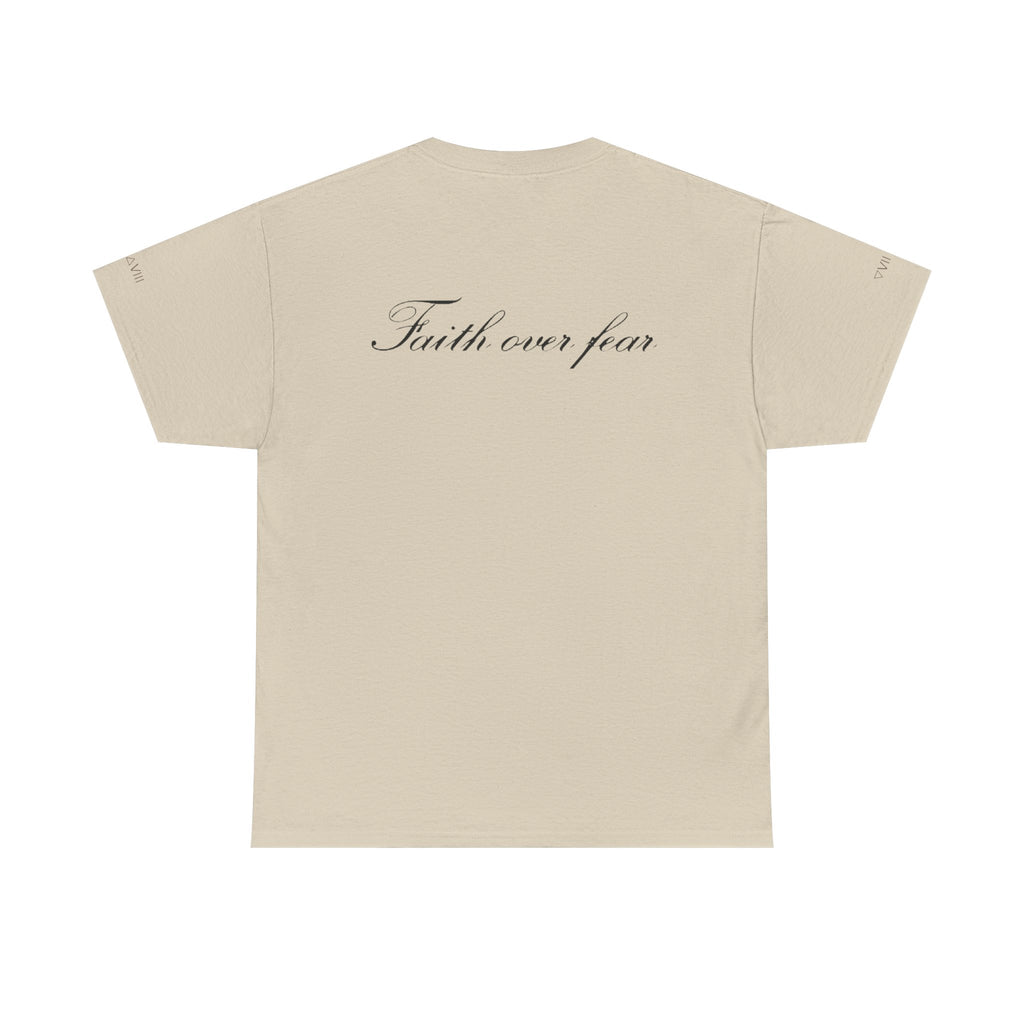 Born to Make History Tee — 'Faith Over Fear' Inspirational Graphic Shirt