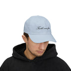 Faith Over Fear Dad Cap — Script Embroidered Baseball Hat