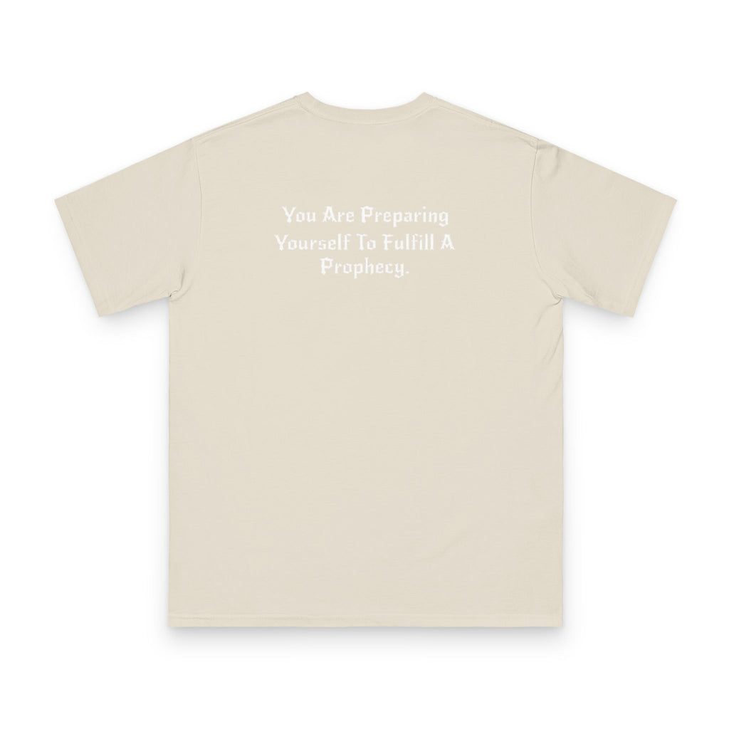 God Is Good Tee — Inspirational Christian T-Shirt (front: GOD IS GOOD, back: You Are Preparing Yourself To Fulfill A Prophecy)
