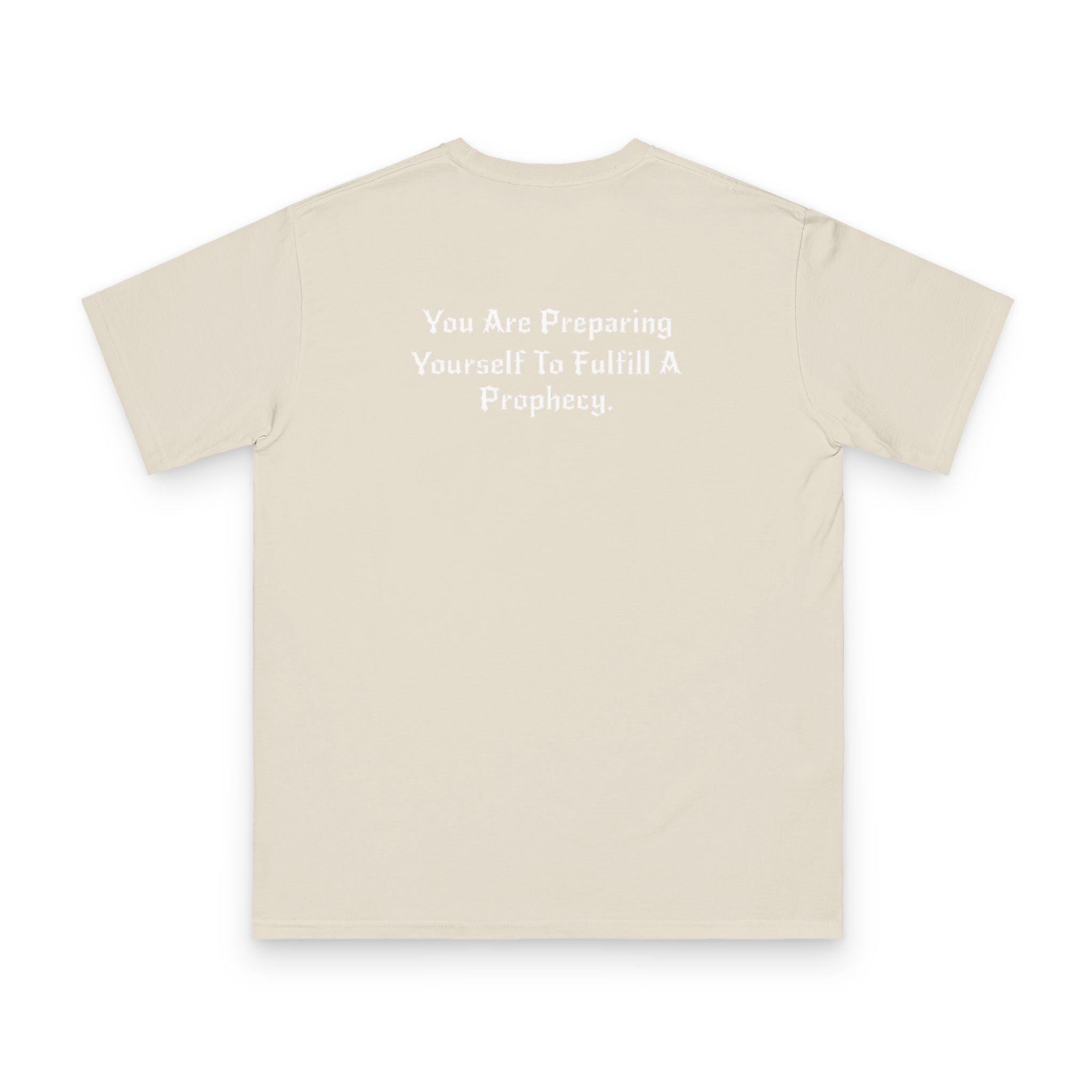 God Is Good Tee — Inspirational Christian T-Shirt (front: GOD IS GOOD, back: You Are Preparing Yourself To Fulfill A Prophecy)