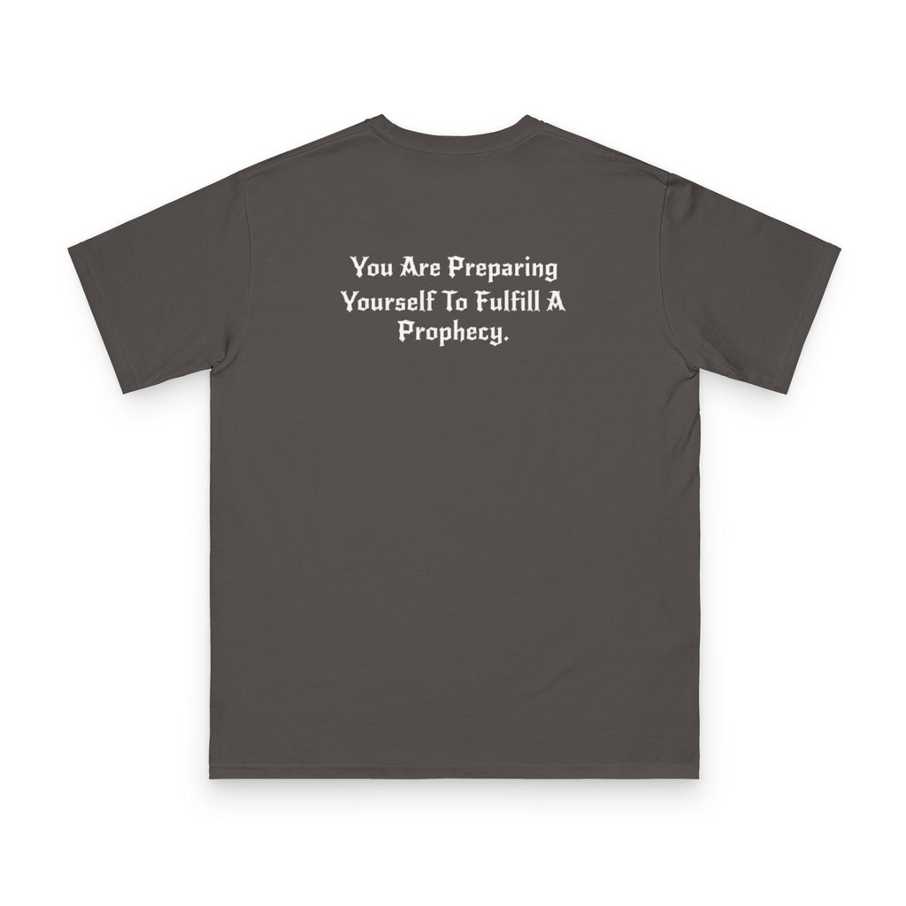 God Is Good Tee — Inspirational Christian T-Shirt (front: GOD IS GOOD, back: You Are Preparing Yourself To Fulfill A Prophecy)