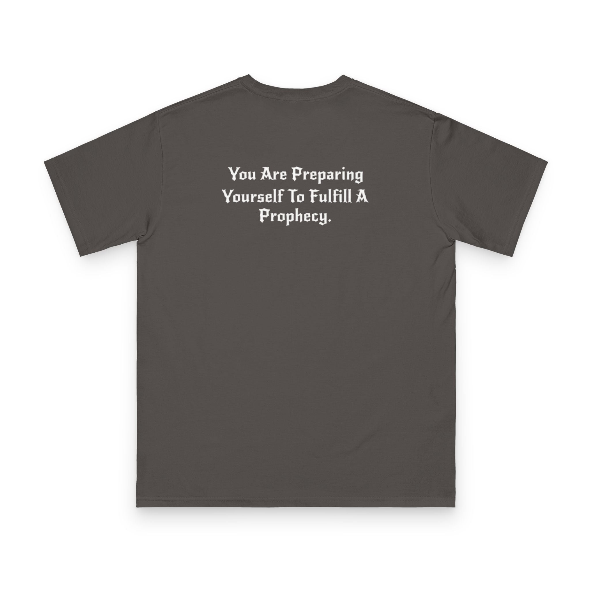 God Is Good Tee — Inspirational Christian T-Shirt (front: GOD IS GOOD, back: You Are Preparing Yourself To Fulfill A Prophecy)