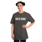 God Is Good Tee — Inspirational Christian T-Shirt (front: GOD IS GOOD, back: You Are Preparing Yourself To Fulfill A Prophecy)