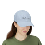 Faith Over Fear Dad Cap — Script Embroidered Baseball Hat